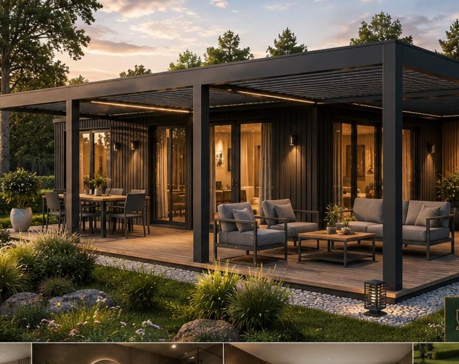 Comfort, duurzaamheid en afwerking — luxe recreatiewoning impressie