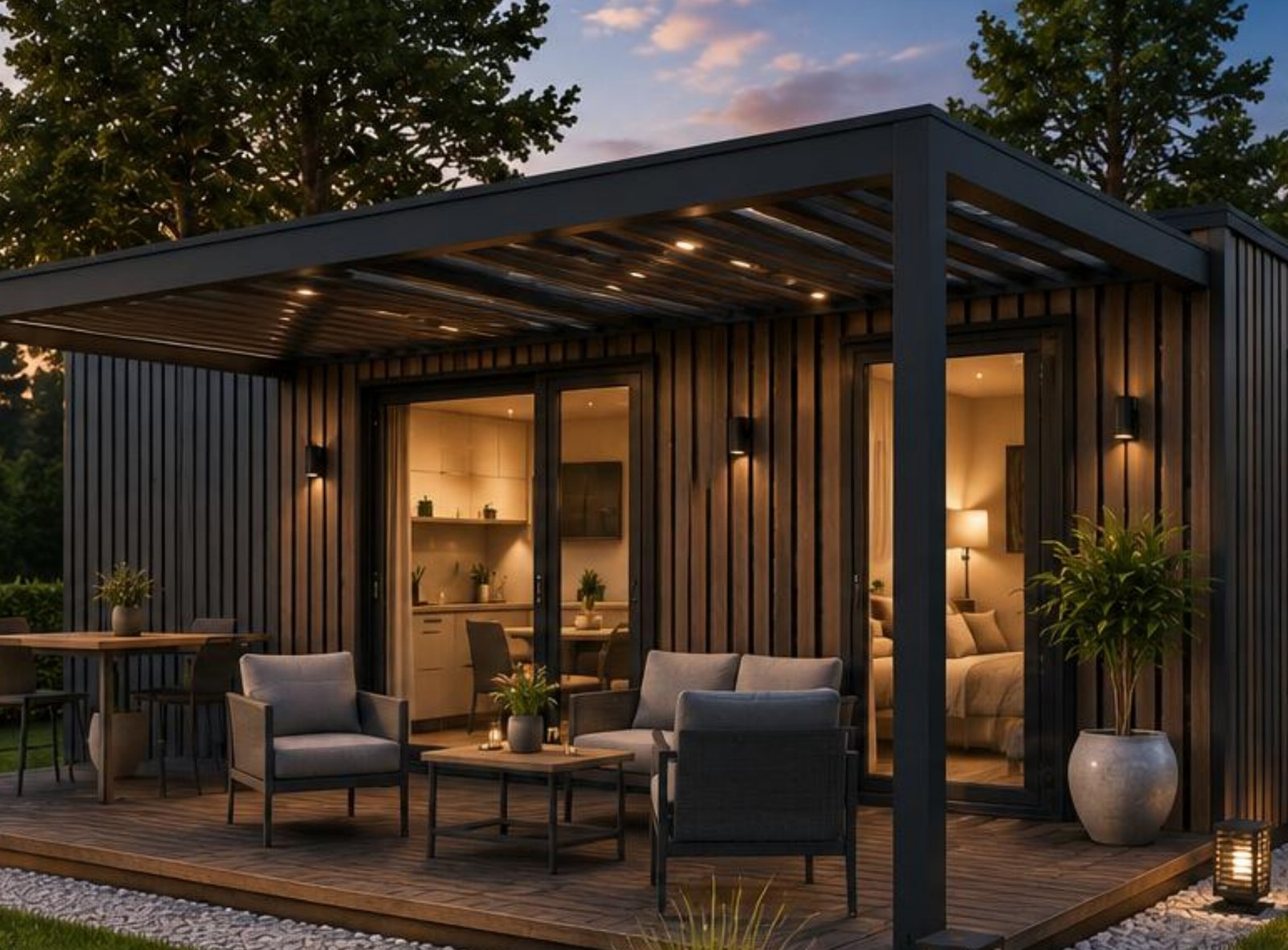 Tiny House — compacte luxe recreatiewoning impressie